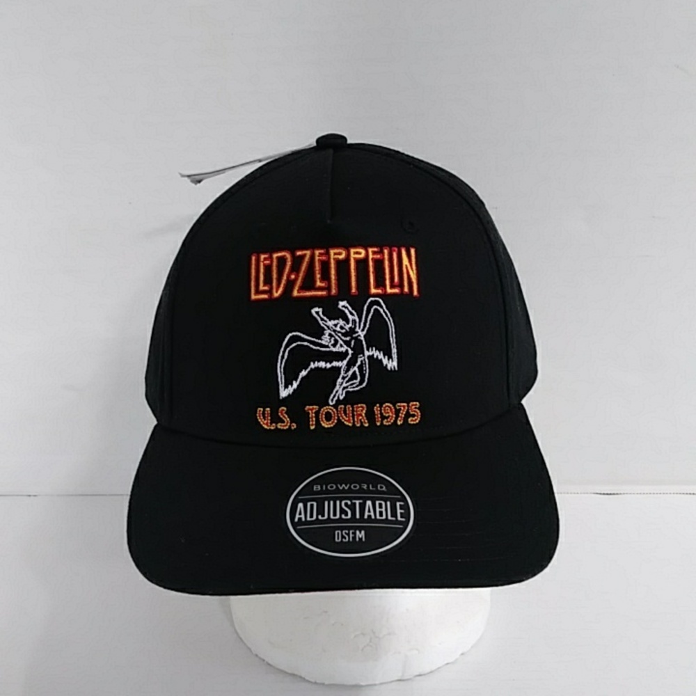 LED ZEPPELIN U.S. TOUR 1975 UNISEX ADJUSTABLE CAP *NWT* - Picture 2 of 10